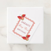 Red Lace Berry First Birthday  フェイバータグ (インサイチュ)