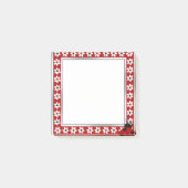 Red Lady Bug Post-it®ノート ポストイット (正面)