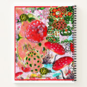 Red Ladybugs ABC文字トレース ノートブック (裏面)