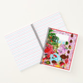 Red Ladybugs ABC文字トレース ノートブック (内部)