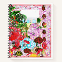 Red Ladybugs ABC文字トレース