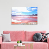 Red Lagoon in Bolivia canvas print キャンバスプリント (インサイチュ (リビング))
