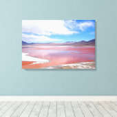Red Lagoon in Bolivia canvas print キャンバスプリント (インサイチュ (ウッドフロア))