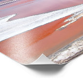 Red Lagoon, Laguna Coloradaボリビアプリント フォトプリント (角)