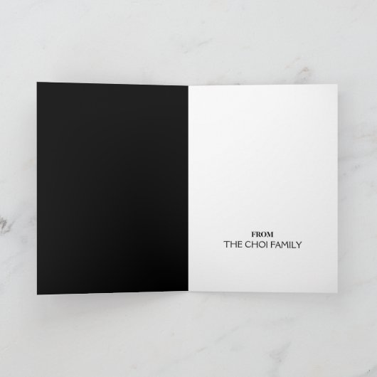 Red Lanterns, Chinese New Year Greeting カード (内部)