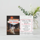 Red Las Vegasの写真結婚ありがとう サンキューカード (スタンド正面)