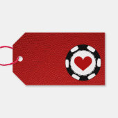 Red Las Vegasの結婚写真 ギフトタグ (裏面横)