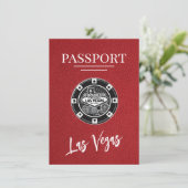 Red Las Vegas Passport日付の保存 セーブザデート (スタンド正面)