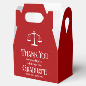 Red Law School Customized Graduation Party フェイバーボックス (オープン)