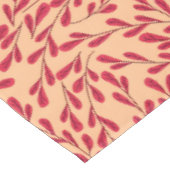  Red Leafy Branches Seamless Pattern テーブルクロス (アングル)