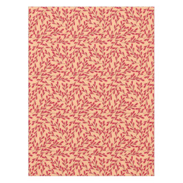  Red Leafy Branches Seamless Pattern テーブルクロス
