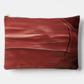 Red Leather  アクセサリーポーチ (正面)
