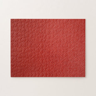 Red Leather Texture ジグソーパズル