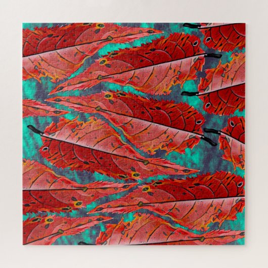 Red Leaves ジグソーパズル (横)