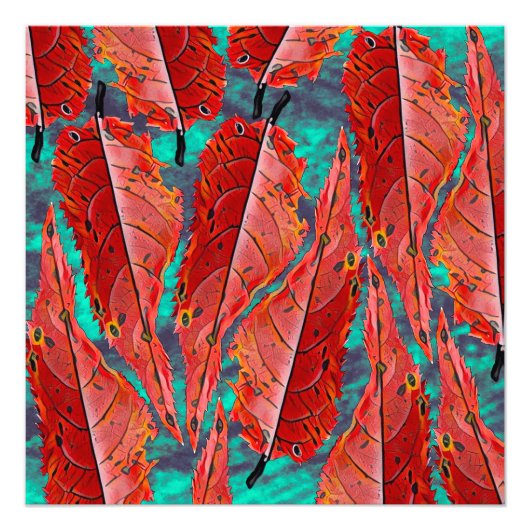 Red Leaves フォトプリント (正面)