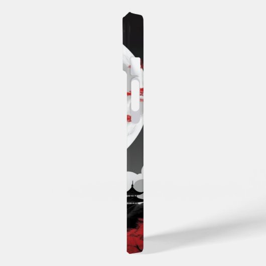 red leaves and full moon Case-Mate iPhoneケース (裏面 / 左)