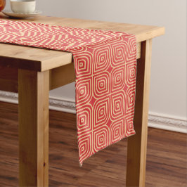 Red Leaves Pattern Table Runner ロングテーブルランナー