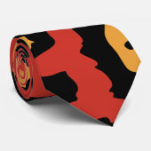 Red Leopardプリント ネクタイ (ロール)