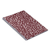 Red Leopardプリント ノートブック (右側)