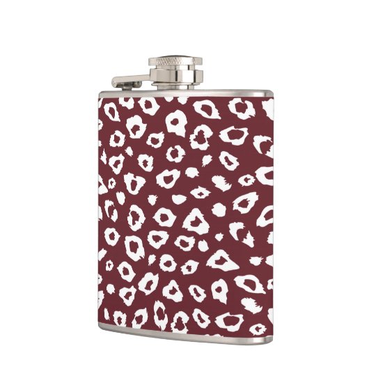 Red Leopardプリント フラスク (左)