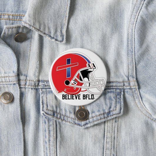 Red lid Believe Bflo button 缶バッジ (インサイチュ)