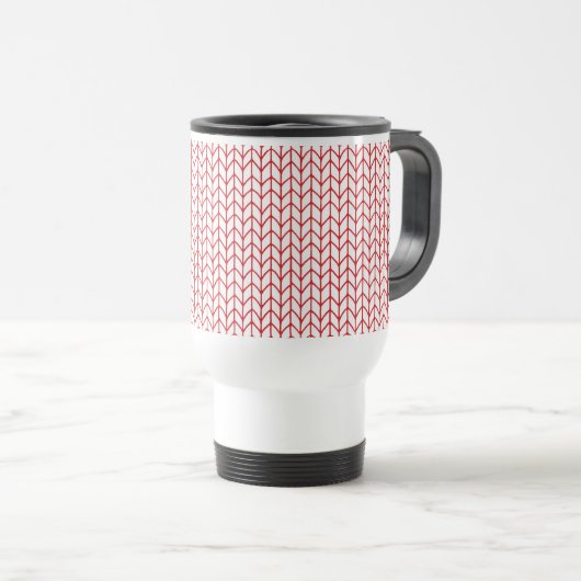 RED LINE KNIT トラベルマグ (正面右)
