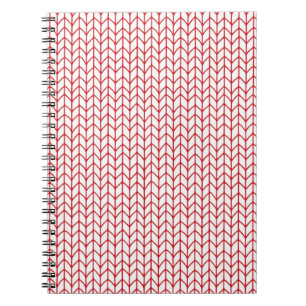 RED LINE KNIT 6.5x8.75 スパイラルノート ノートブック