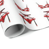 Red lingerie ラッピングペーパー (ロールコーナー)