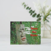 Red Lipped Totem日付の保存 案内ポストカード (スタンド正面)