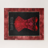 Red Lips Corset  ジグソーパズル (横)
