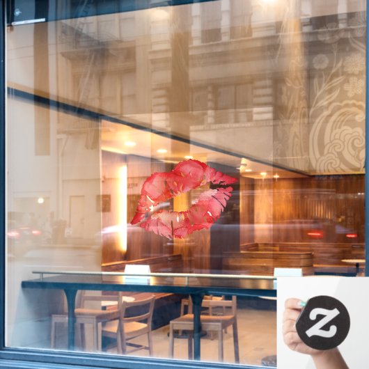 Red Lips Kiss ウィンドウサイン (カフェ窓)