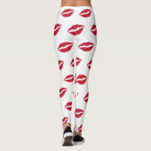 Red Lips Kiss Leggings レギンス (裏面)