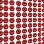 Red Lips Kiss Print 壁紙 (縫い目)