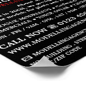 Red Lips、Modeling Agency、Model Agent Advert ポスター (角)