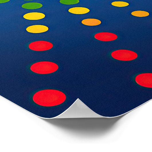 Red Lips Pop Art ポスター (角)