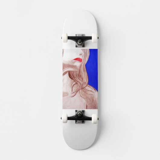 ～Red Lips～ SKATEデッキカスタマイズ! スケートボード (正面)