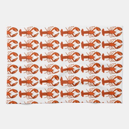 Red Lobster キッチンタオル (横)