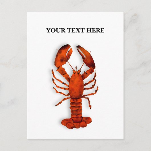 Red Lobster Postcard シーズンポストカード (正面)