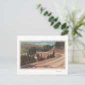 Red Lodge, MT - View of Mae West Curve ポストカード (スタンド正面)