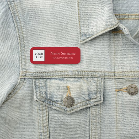 Red Logo Promotional  名札 (インサイチュ)