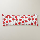 Red Lollipops, Heart Lollipops, Lollipop Pattern ボディピロー (裏面)