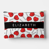 Red Lollipops, Heart Lollipops, Lolly, Your Name アクセサリーポーチ (裏面)