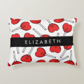 Red Lollipops, Heart Lollipops, Lolly, Your Name アクセントクッション (正面)