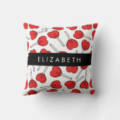 Red Lollipops, Heart Lollipops, Lolly, Your Name クッション (裏面)