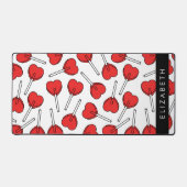 Red Lollipops, Heart Lollipops, Lolly, Your Name デスクマット (正面)