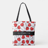 Red Lollipops, Heart Lollipops, Lolly, Your Name トートバッグ (裏面)