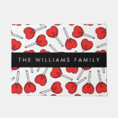 Red Lollipops, Heart Lollipops, Lolly, Your Name ドアマット (正面)