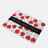 Red Lollipops, Heart Lollipops, Lolly, Your Name ドアマット (アングル)