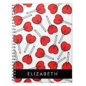 Red Lollipops, Heart Lollipops, Lolly, Your Name ノートブック (正面)