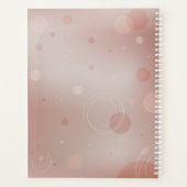Red Lotus Glow Hardcover Planner プランナー手帳 (裏面)